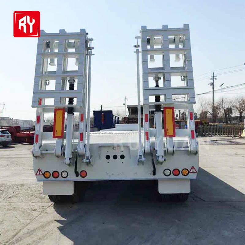 80 टन सेमी लोबॉय ट्रेलर