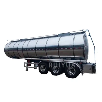 3 एक्सल एल्यूमीनियम टैंकर ट्रेलर